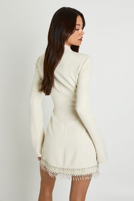 Tall Grown On Neck Trim Hem Shift - Image 2