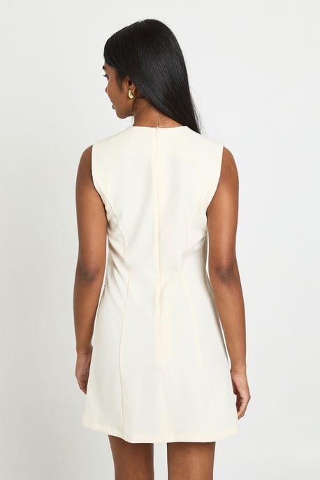 Tailored A Line Mini Dress - Image 2