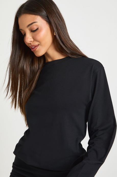 Ruched Long Sleeve T-shirt Mini Dress - Image 4