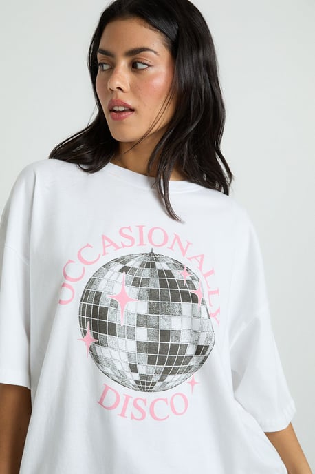 Occasionally Disco Oversized T-Shirt - Image 3