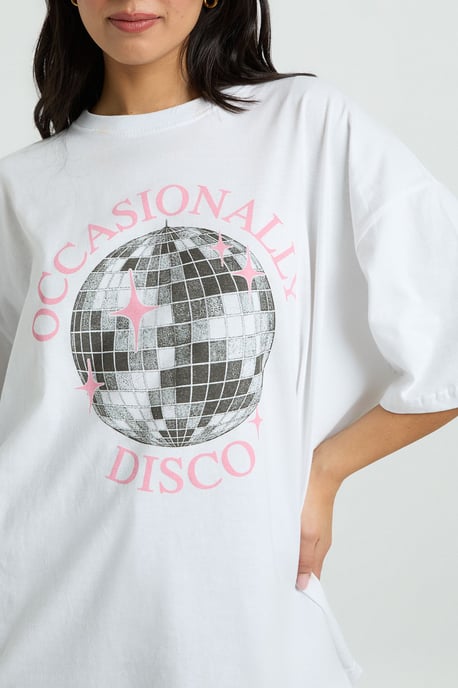 Occasionally Disco Oversized T-Shirt - Image 4