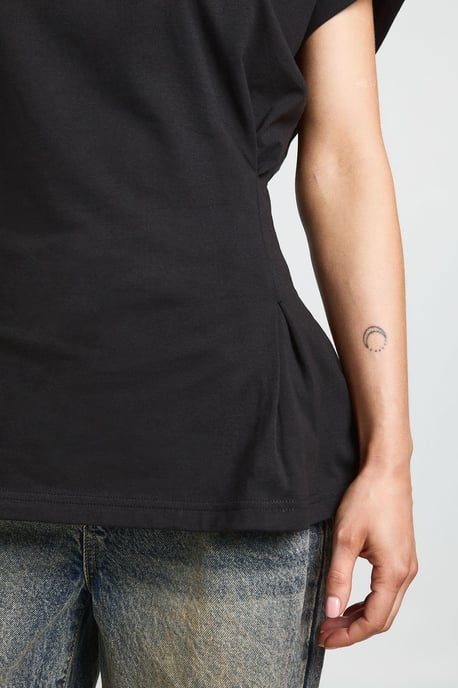 Petite Pleat Waist Peplum T-Shirt - Image 4
