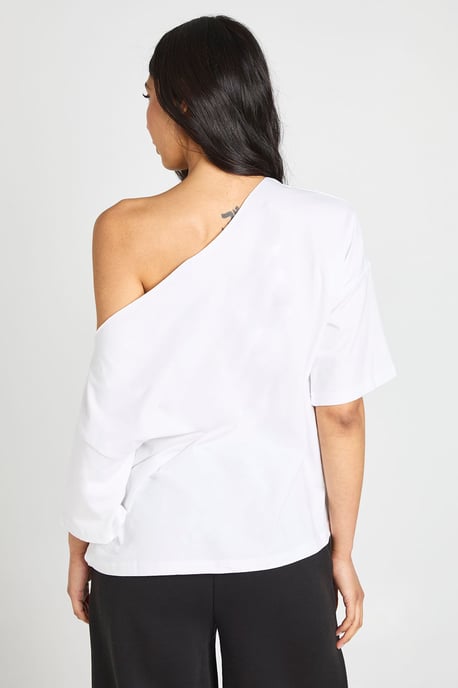 Tall Off The Shoulder Oversized T-Shirt - Image 2