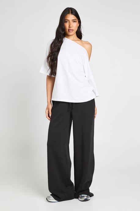 Tall Off The Shoulder Oversized T-Shirt - Image 3