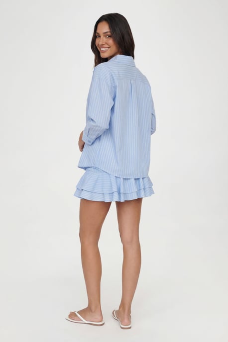Petite Loose Fitting Stripe Shirt - Image 2
