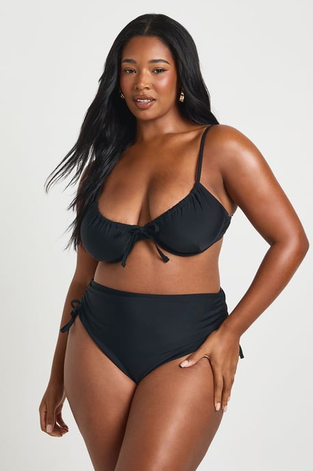 Plus Swimwear Essentials Tummy Control High Waist Brief - Image 1