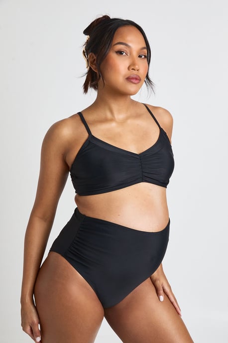 Maternity Ruched Bikini Top - Image 3