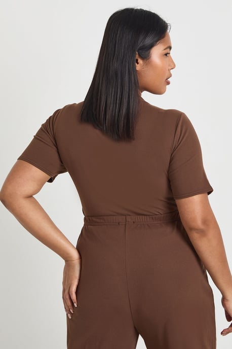 Plus Ultra Soft Grown On Neck Short Sleeve Bodysuit - Image 2