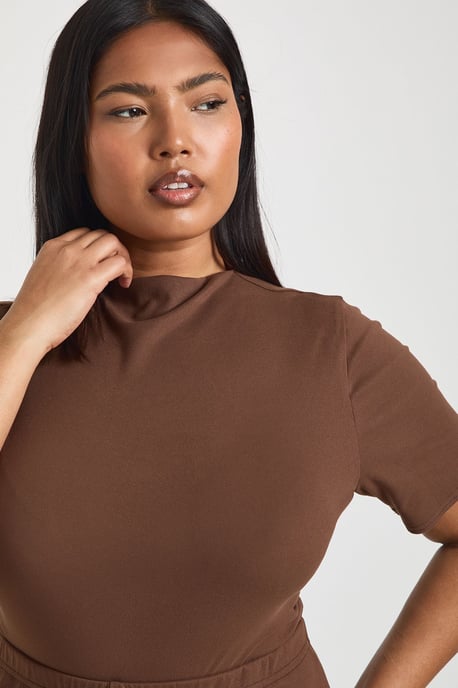 Plus Ultra Soft Grown On Neck Short Sleeve Bodysuit - Image 3