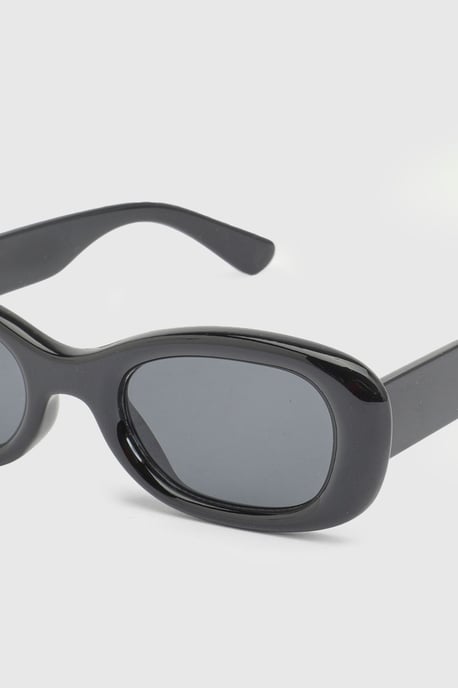 Chunky Rectangular Sunglasses - Image 4