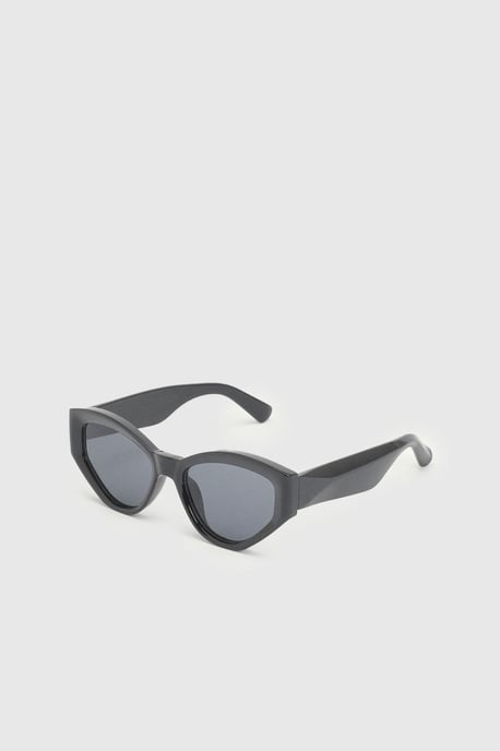 Chunky Framed Cat Eye Sunglasses - Image 2