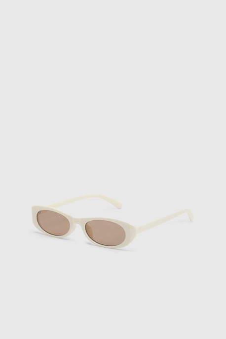 Slim Rectangular Sunglasses - Image 2