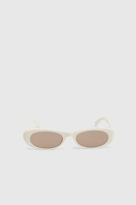 Slim Rectangular Sunglasses - Image 3