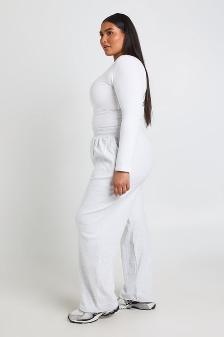 Plus Basic Long Sleeve Fitted Top - Image 2