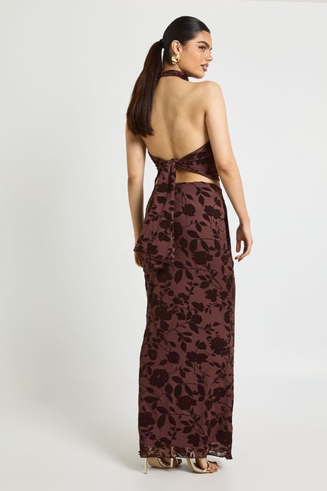 Floral Devoure Maxi Skirt - Image 2