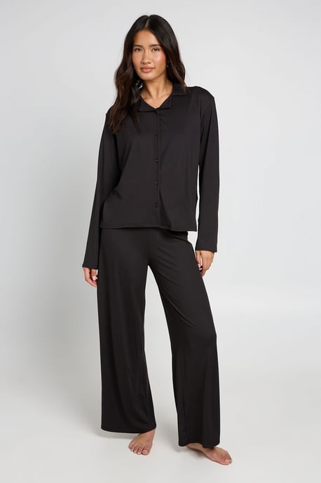 Soft Jersey Long Sleeve Top & Trousers Pyjama Set - Image 3