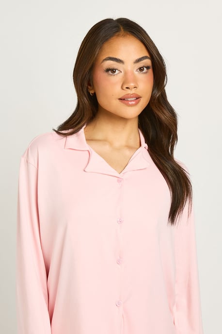 Soft Jersey Long Sleeve Top & Trousers Pyjama Set - Image 3
