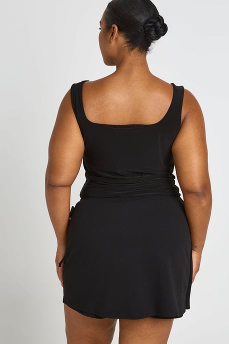 Plus Wrap Detail Skort - Image 2