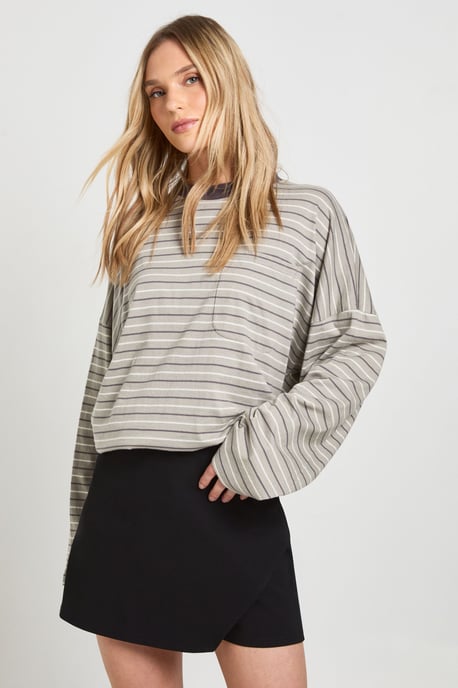 Petite Bengaline Wrap Skort - Image 1