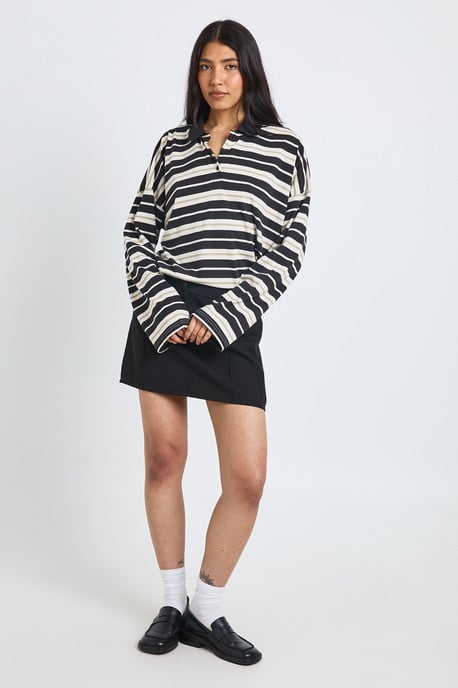 Tall Seam Detail Fitted Skort - Image 3