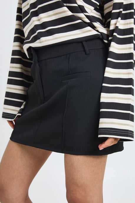 Tall Seam Detail Fitted Skort - Image 4