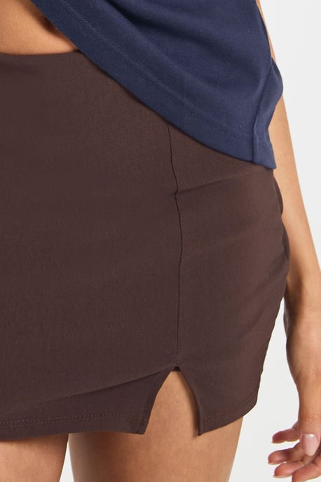Split Front Mini Skort - Image 4