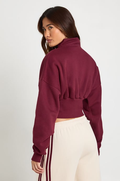 Funnel Neck Cinched Waist Zip Through - Image 2
