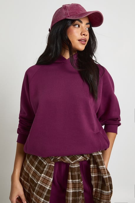 Raglan Seam Oversized Hoodie - Image 1