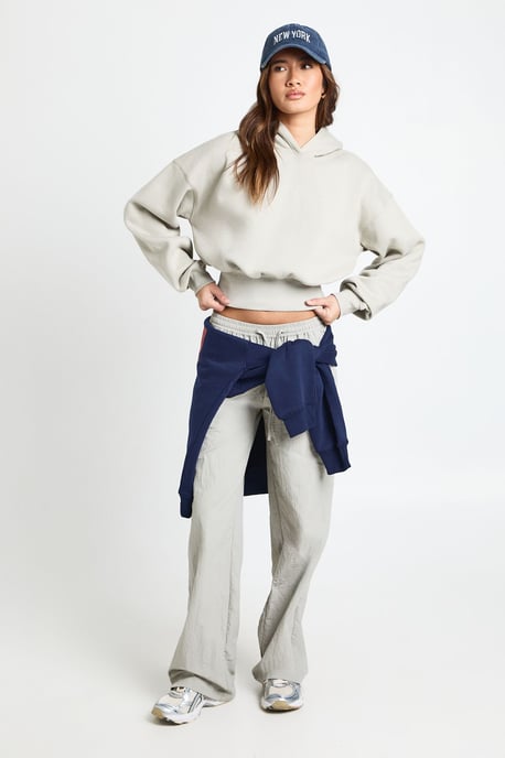Deep Waist Shorter Length Hoodie - Image 3
