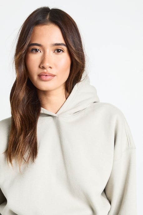 Deep Waist Shorter Length Hoodie - Image 4