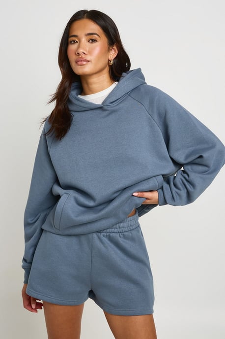 Raglan Seam Oversized Hoodie - Image 1