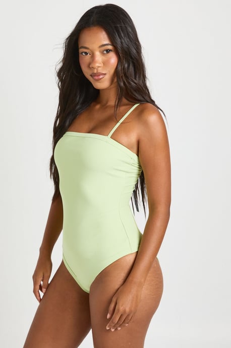 Tummy Control Square Neck Swimsuit - Image 3