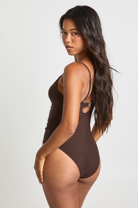 Control Plunge Key Hole Swimsuit - Image 2