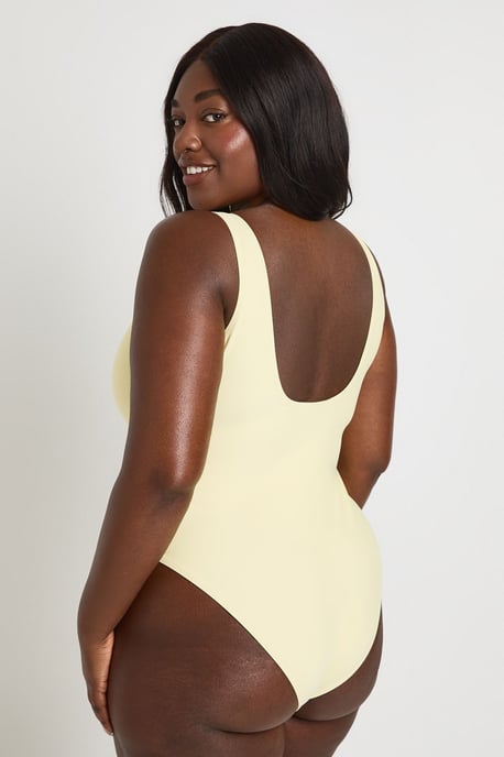 Plus Essentials Scoop Neck Swimsuit - Image 2