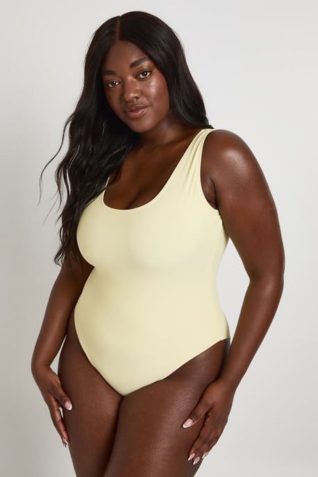 Plus Essentials Scoop Neck Swimsuit - Image 3