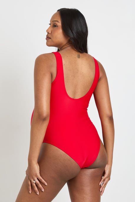 Maternity Scoop Neck Swimsuit - Image 2