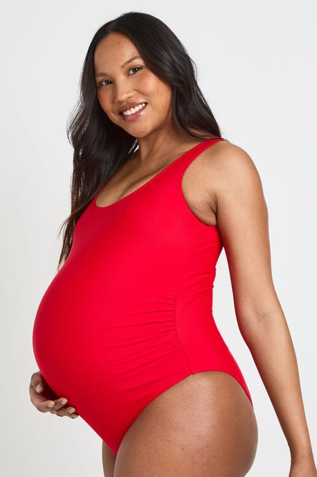 Maternity Scoop Neck Swimsuit - Image 3