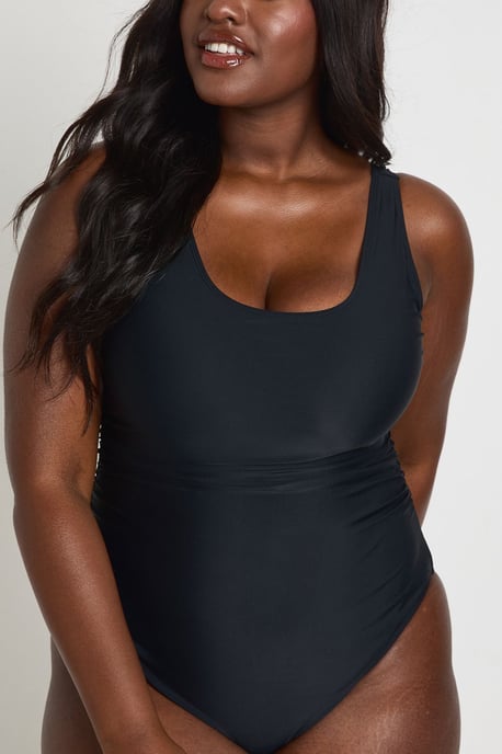 Plus Tummy Control Scoop Swimsuit - Image 4