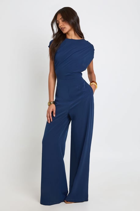Tall Asymmetric Wide Leg Jumpsuit - Image 3