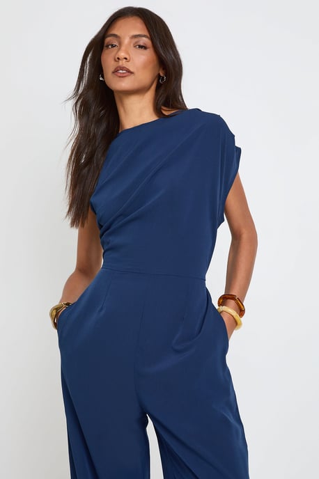 Tall Asymmetric Wide Leg Jumpsuit - Image 4