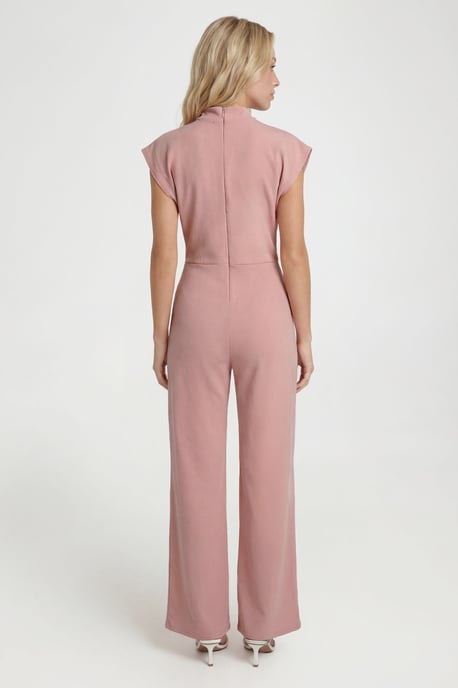 Tailored Pleat Detail Wide Leg Jumpsuit - Image 2