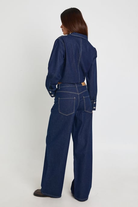 High Waist Wide Leg Jean - Image 3