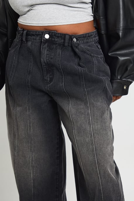 Plus Adjustable Waist Wide Leg Jean - Image 4