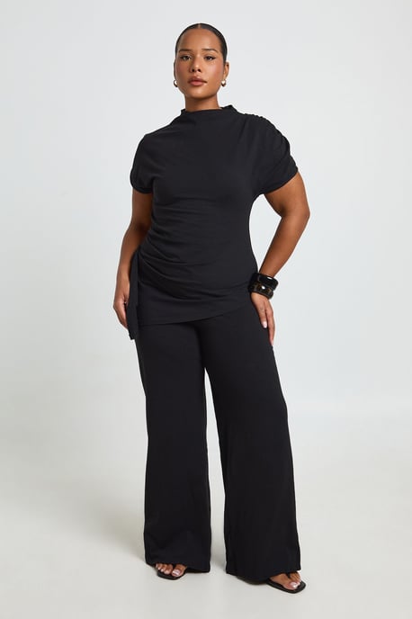 Plus Wide Leg Trouser - Image 3