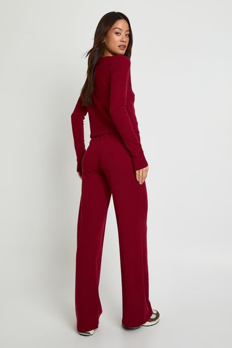 Tall Crinkle Cardigan & Wide Leg Trouser Set - Image 2