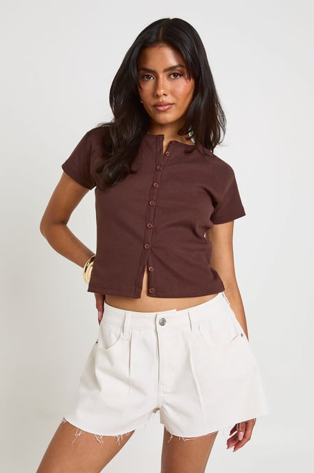 Flippy Wide Leg Denim Short - Image 3