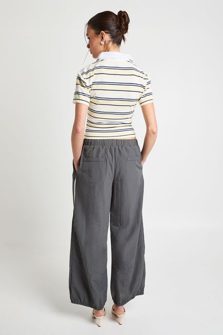 Nylon Balloon Wide Leg Trousers - Image 2