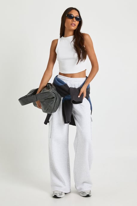 Tall Wide Leg Cargo Joggers - Image 1