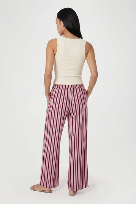 Poplin Drawcord Wide Leg Trouser - Image 2