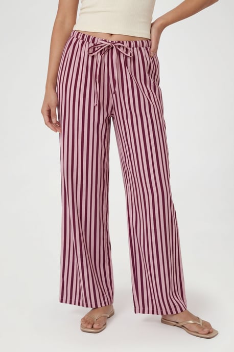 Poplin Drawcord Wide Leg Trouser - Image 4